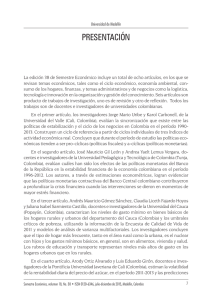 presentación - Revista Ingenierías Universidad de Medellín