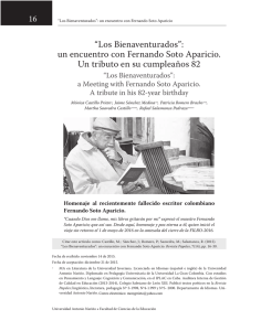 “Los Bienaventurados”: un encuentro con Fernando Soto Aparicio