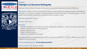 COMEXUS / Premio Fulbright a la Docencia Distinguida