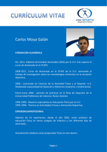 Carlos Moya Galán - Especialistas en preparación física
