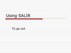 Using the Verb SALIR