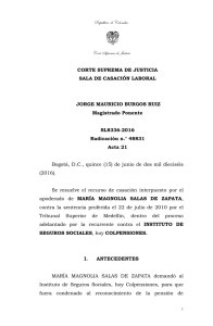 SL8336-2016 - Corte Suprema de Justicia