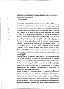 FORO Acta constitutiva 2005 Comision Competencia