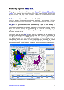 Sobre el programa MapTem - Grupo Alarcos