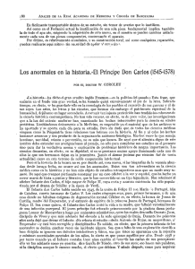Los anormales en la historia.-El Príncipe Don Carlos (1545