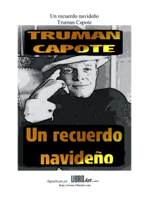 Un recuerdo navideño Truman Capote