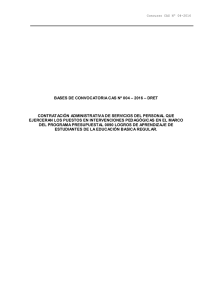 bases de convocatoria cas nº 004 – 2016 – dret contrat ación