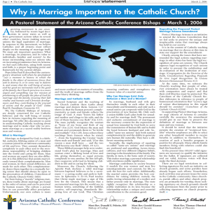 Why is Marriage Important to the Catholic Church?