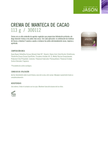 CREMA DE MANTECA DE CACAO 113 g / 300112