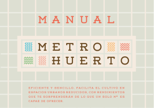 Manual Metro Huerto