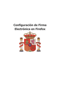 Configuracion de Firma Electronica en FIREFOX