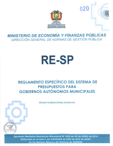 RE-SP - Ministerio de Economía y Finanzas