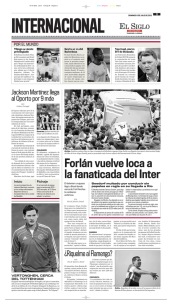 Forlán vuelve loca a la fanaticada del Inter