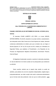 Decreto Ejecutivo N° 547 de 25 de julio de 2012.