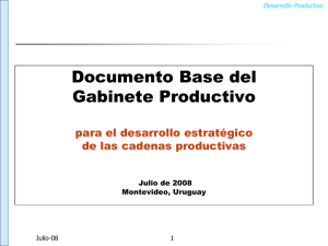 Documento Base del Gabinete Productivo