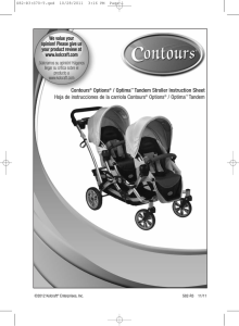 Contours® Options® / Optima™ Tandem Stroller