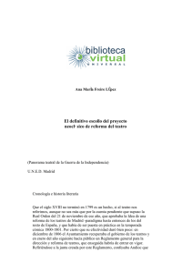 El definitivo escollo del proyecto neoclásico de reforma del teatro