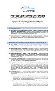 Protocolo Interno de Actuaci&oacute;n - Ministerio P&uacute;blico de la Defensa