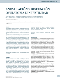 anovulación y disfunción ovulatoria e infertilidad