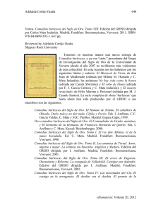 Adelaida Cortijo Ocaña 648 eHumanista: Volume 20, 2012 Varios