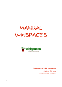 manual wikispaces - docentesenextremadura