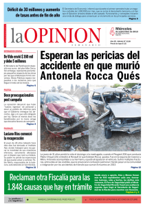 Esperan las pericias del accidente en que murió Antonela Rocca