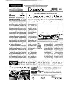 Air Europa vuela a China. - Área Profesional Visitacostadelsol.com