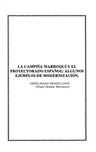 la campiña marroquí y el protectorado español: algunos ejemplos