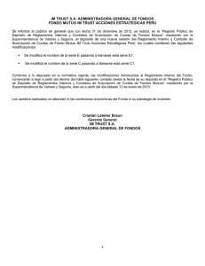 Modificación Reglamento - FF.MM. - Perú