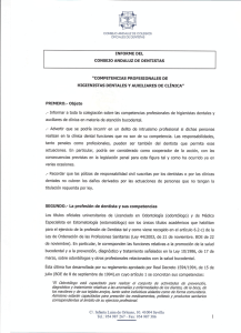 Funciones y competencias profesionales higienistas y auxiliares