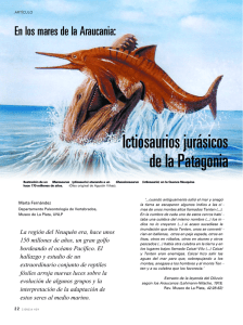 Ictiosaurios jurásicos de la Patagonia
