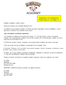 Registrarse con anticipación. Fecha límite es 1 de Mayo !!!