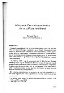 Interpretación socioeconómica de la política neoliberal (23)