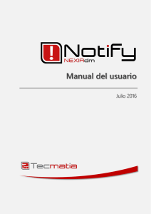 Notify - Manual de Usuario
