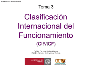 Clasificación Internacional del Funcionamiento