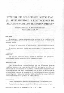 ESTUDIO DE SOLUCIONES METÁLICAS. (I): APLICABILIDAD Y