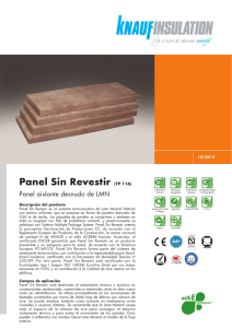 Panel Sin Revestir (TP 116)