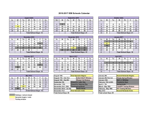 2016-17 IEM Schools Calendar - Sky Mountain Charter School