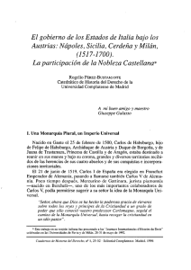 El gobierno de los Estados de Italia bajo los Austrias: Nápoles