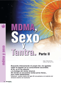 mdma y sexo - Psiconáutica