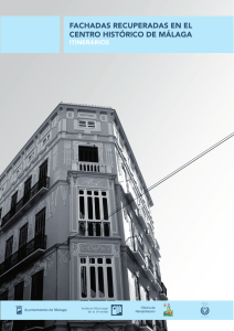 fachadas recuperadas en el centro histórico de málaga