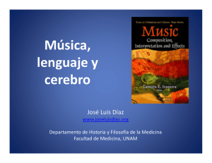 La música como lenguaje - Facultad de Química UNAM