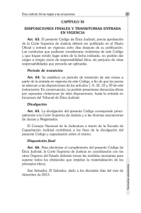 CAPÍTULO XI DISPOSICIONES FINALES Y TRANSITORIAS