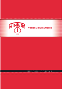 winters instruments - Diseñado por NSS Comunicación