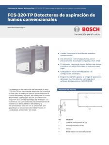 FCS-320-TP Detectores de aspiración de humos convencionales