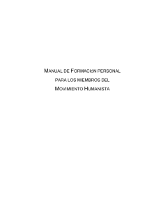 manual de formación personal para los miembros del movimiento