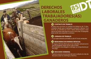 derechos 35 laborales años _` trabajadores(as) ganaderos