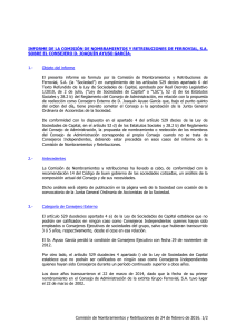 Informes requeridos por el artículo 529 decies.5 y 6 de la