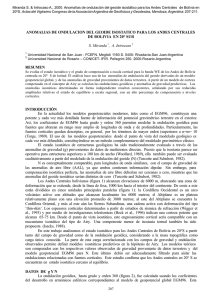 Anomalías de ondulación - FCEIA - Universidad Nacional de Rosario