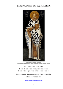 Los Padres Capadocios: San Gregorio Nacianceno